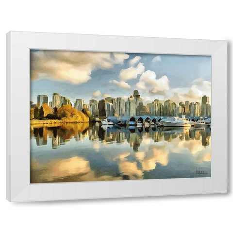 Memories of Vancouver XII White Modern Wood Framed Art Print by Medeiros, Celito