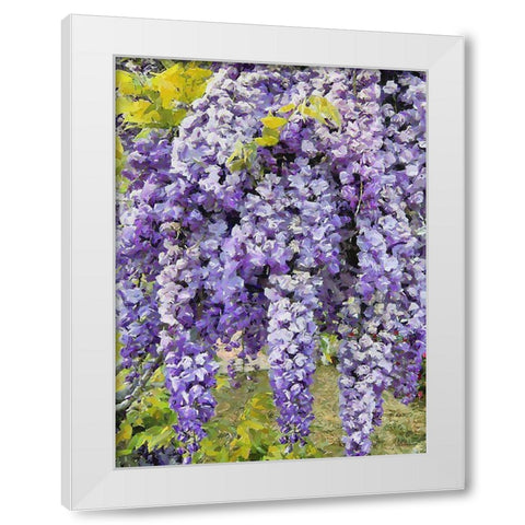 Blooming Tropical Tree I White Modern Wood Framed Art Print by Medeiros, Celito