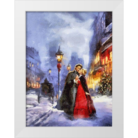 Old Times II White Modern Wood Framed Art Print by Medeiros, Celito