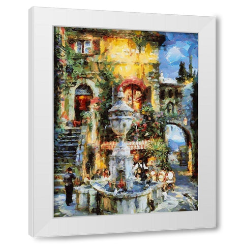 A House in the South III White Modern Wood Framed Art Print by Medeiros, Celito