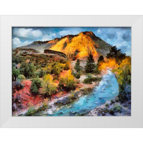 Great National Parks III White Modern Wood Framed Art Print by Medeiros, Celito