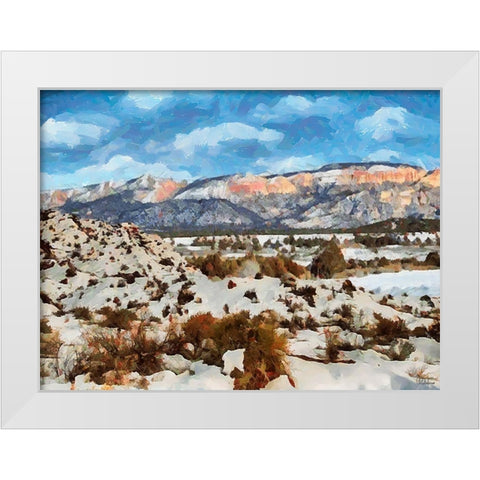 Beauty of Rocks XII White Modern Wood Framed Art Print by Medeiros, Celito