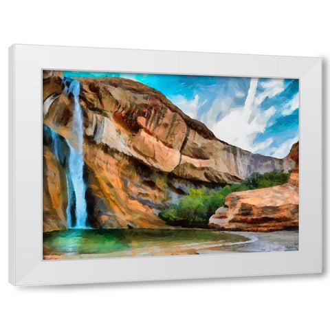 Beauty of Rocks XIII White Modern Wood Framed Art Print by Medeiros, Celito
