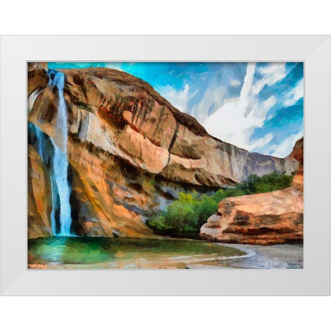 Beauty of Rocks XIII White Modern Wood Framed Art Print by Medeiros, Celito