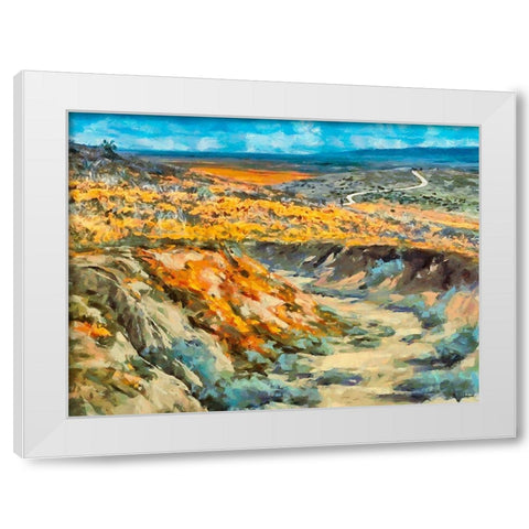 Beauty of Rocks XVII White Modern Wood Framed Art Print by Medeiros, Celito