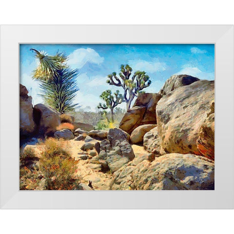 Beauty of Rocks XIX White Modern Wood Framed Art Print by Medeiros, Celito