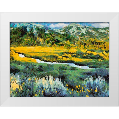 Great National Parks II White Modern Wood Framed Art Print by Medeiros, Celito