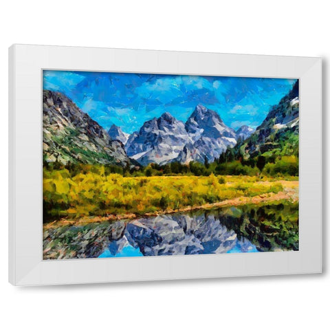 Great National Parks III White Modern Wood Framed Art Print by Medeiros, Celito