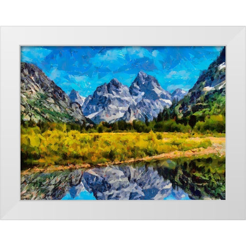 Great National Parks III White Modern Wood Framed Art Print by Medeiros, Celito