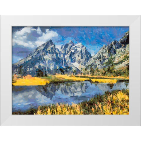 Great National Parks IV White Modern Wood Framed Art Print by Medeiros, Celito
