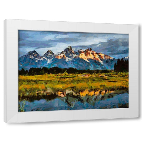 Great National Parks VI White Modern Wood Framed Art Print by Medeiros, Celito