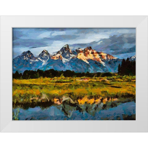 Great National Parks VI White Modern Wood Framed Art Print by Medeiros, Celito