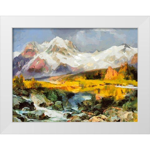 Great National Parks VIII White Modern Wood Framed Art Print by Medeiros, Celito