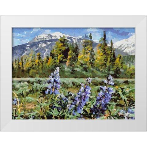 Great National Parks XV White Modern Wood Framed Art Print by Medeiros, Celito