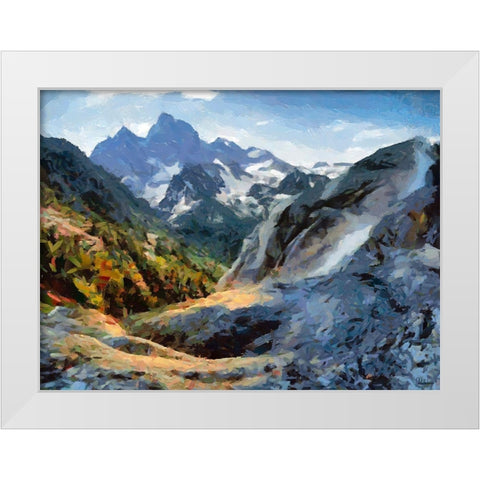 Great National Parks XVI White Modern Wood Framed Art Print by Medeiros, Celito