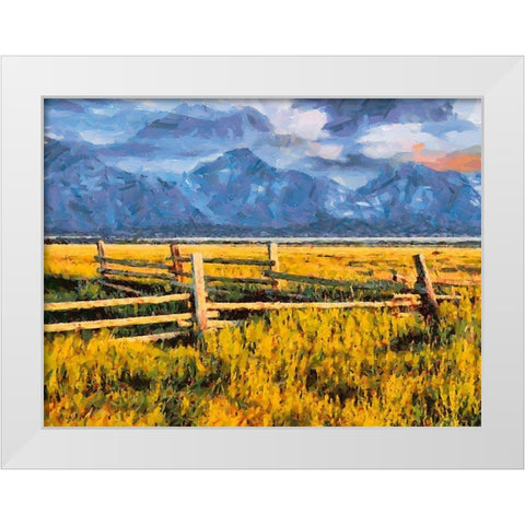 Great National Parks XVII White Modern Wood Framed Art Print by Medeiros, Celito