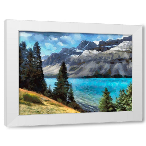 Great National Parks XXX White Modern Wood Framed Art Print by Medeiros, Celito
