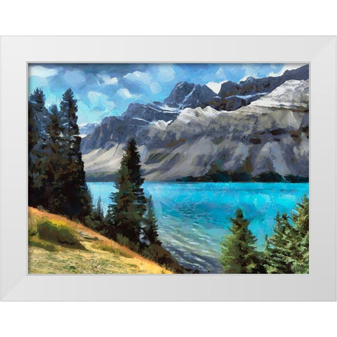 Great National Parks XXX White Modern Wood Framed Art Print by Medeiros, Celito