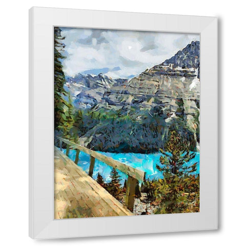 Great National Parks XXXI White Modern Wood Framed Art Print by Medeiros, Celito