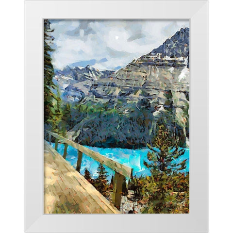 Great National Parks XXXI White Modern Wood Framed Art Print by Medeiros, Celito