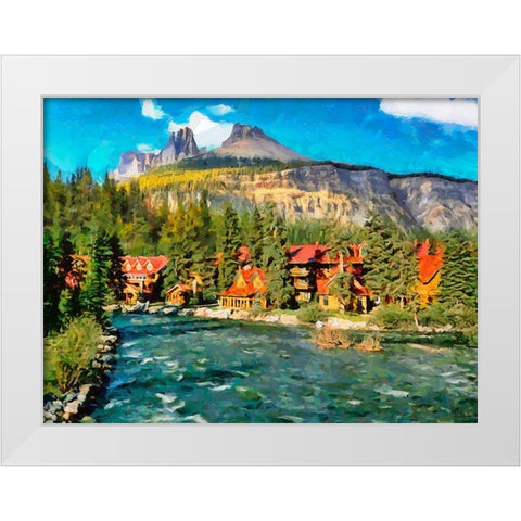 Great National Parks XXXV White Modern Wood Framed Art Print by Medeiros, Celito