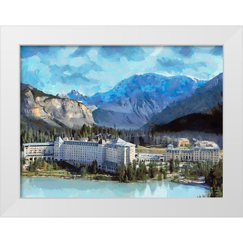 Great National Parks XXXVII White Modern Wood Framed Art Print by Medeiros, Celito