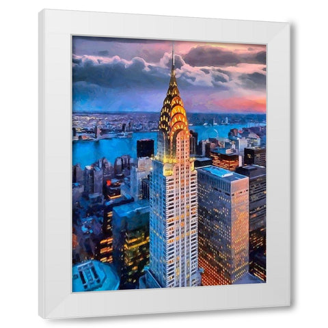 My lovely New York X White Modern Wood Framed Art Print by Medeiros, Celito
