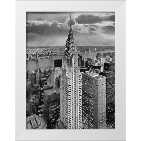 My lovely New York X White Modern Wood Framed Art Print by Medeiros, Celito