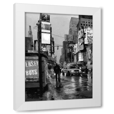 My lovely New York XII White Modern Wood Framed Art Print by Medeiros, Celito