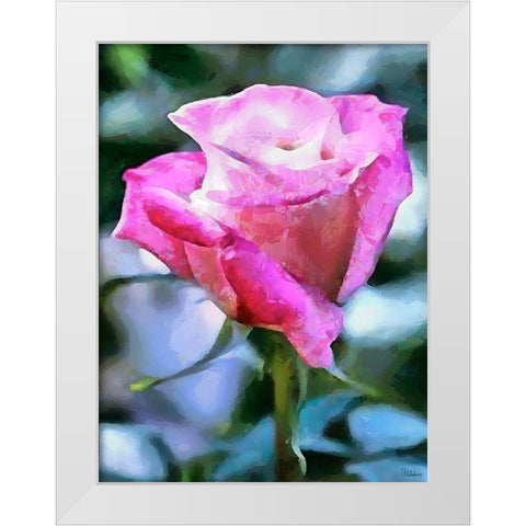 Spring Floral Variations IL White Modern Wood Framed Art Print by Medeiros, Celito