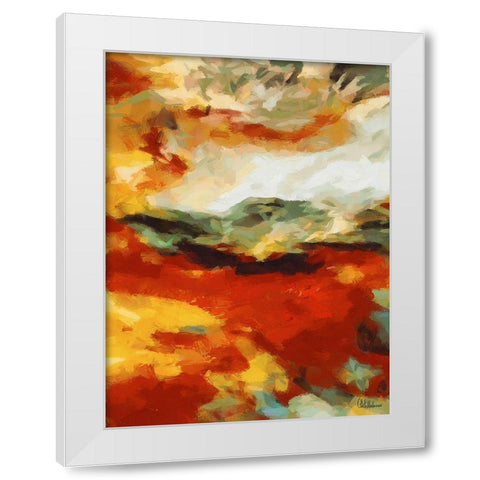 Mood of Abstraction XXVI White Modern Wood Framed Art Print by Medeiros, Celito