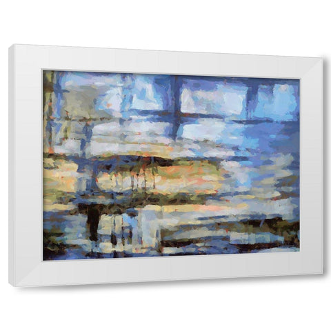 Mood of Abstraction XX  White Modern Wood Framed Art Print by Medeiros, Celito