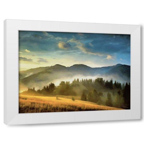 The Fog Collection II White Modern Wood Framed Art Print by Medeiros, Celito