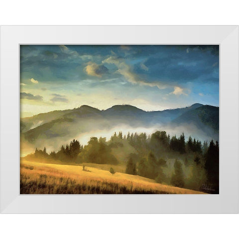 The Fog Collection II White Modern Wood Framed Art Print by Medeiros, Celito
