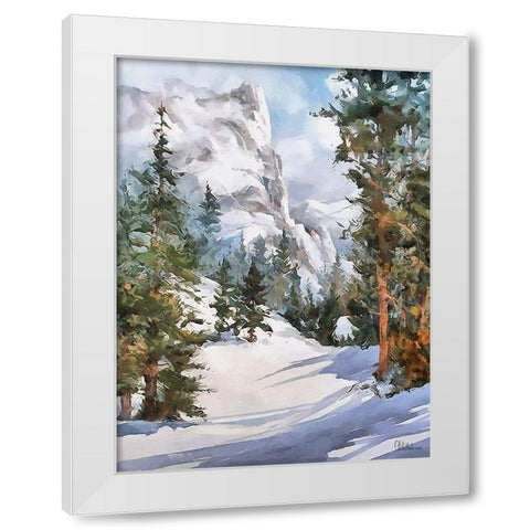 Sunny Day in Winter III White Modern Wood Framed Art Print by Medeiros, Celito
