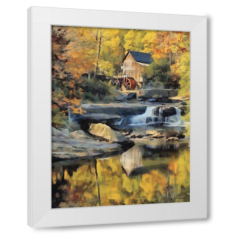 Mill Collection III White Modern Wood Framed Art Print by Medeiros, Celito
