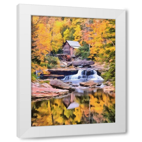 Mill Collection IV White Modern Wood Framed Art Print by Medeiros, Celito