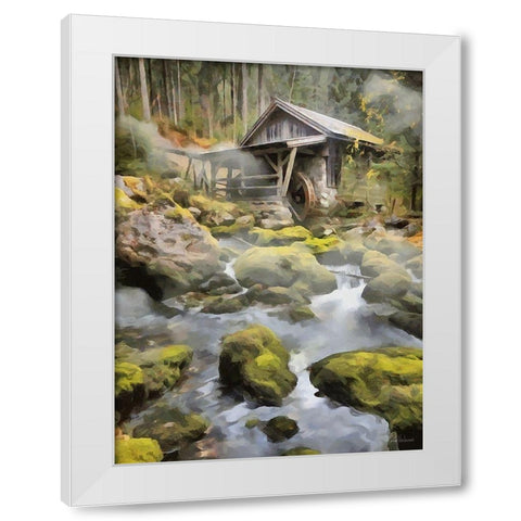 Mill Collection VII White Modern Wood Framed Art Print by Medeiros, Celito