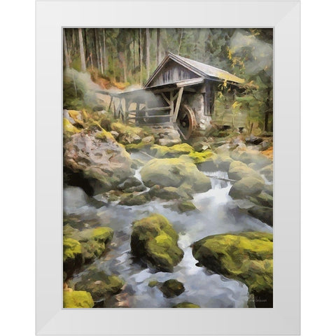 Mill Collection VII White Modern Wood Framed Art Print by Medeiros, Celito