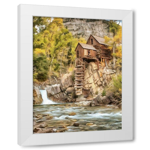 Mill Collection VIII White Modern Wood Framed Art Print by Medeiros, Celito