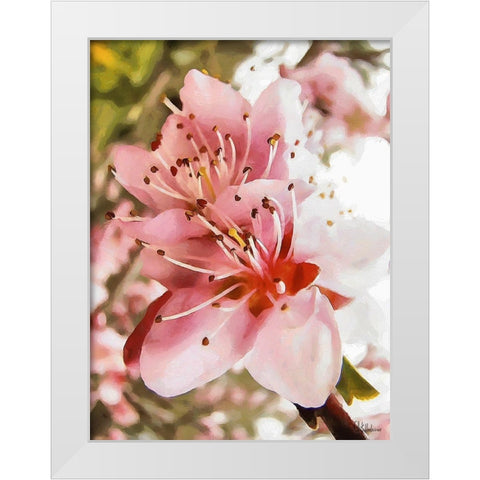 I like Flowers XX White Modern Wood Framed Art Print by Medeiros, Celito