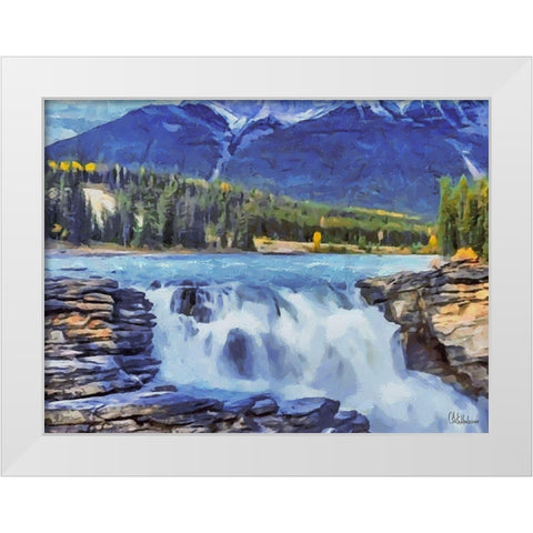Rocky Mountains III White Modern Wood Framed Art Print by Medeiros, Celito