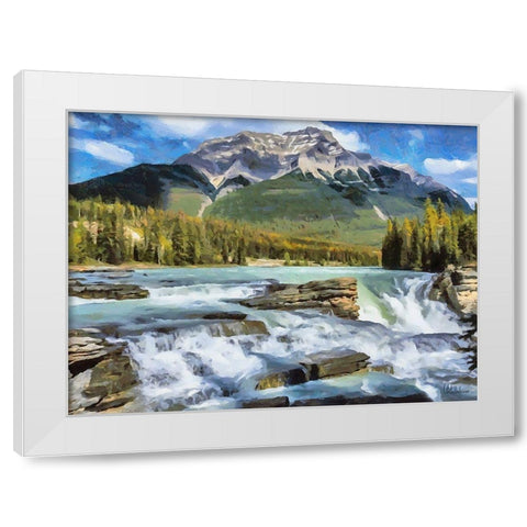 Rocky Mountains IV White Modern Wood Framed Art Print by Medeiros, Celito
