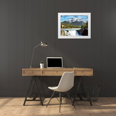Rocky Mountains VI White Modern Wood Framed Art Print by Medeiros, Celito