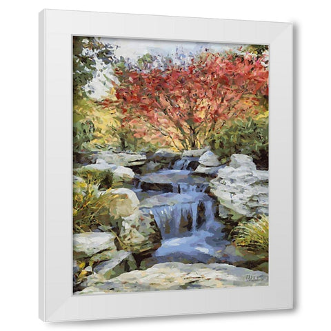 Landscapes in Monet Style XXIII White Modern Wood Framed Art Print by Medeiros, Celito
