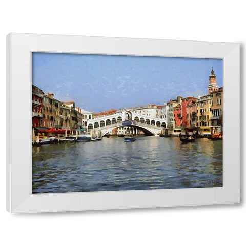 Travel Destination around the World III White Modern Wood Framed Art Print by Medeiros, Celito