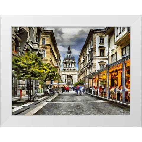 Travel Destination around the World VII White Modern Wood Framed Art Print by Medeiros, Celito