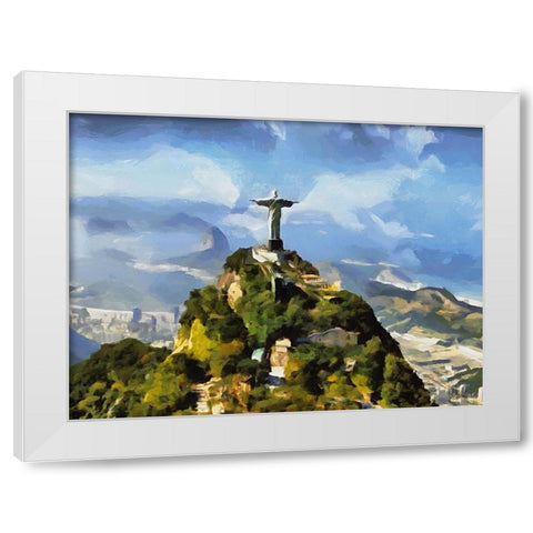 Travel Destination around the World XI White Modern Wood Framed Art Print by Medeiros, Celito