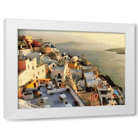 Travel Destination around the World XVII White Modern Wood Framed Art Print by Medeiros, Celito