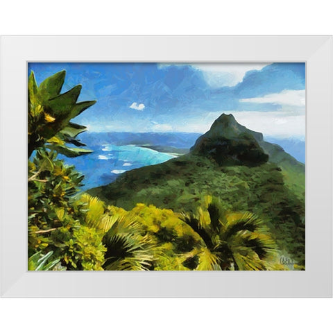 Travel Destination around the World XXI White Modern Wood Framed Art Print by Medeiros, Celito